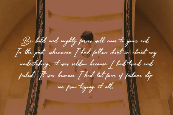 Reliances Script Font PNG with transparent background - Preview 1