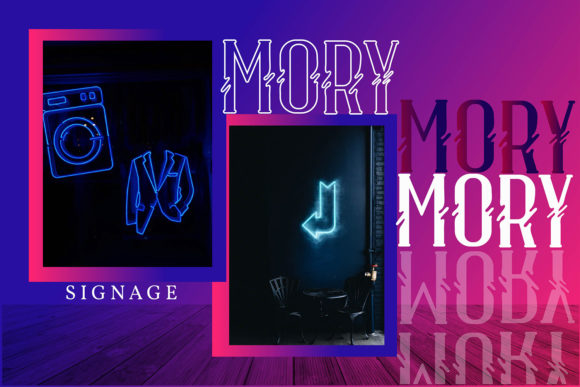 Rightmore Font font preview - 2