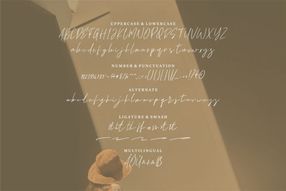 Sathelyn Font PNG with transparent background - Preview 5