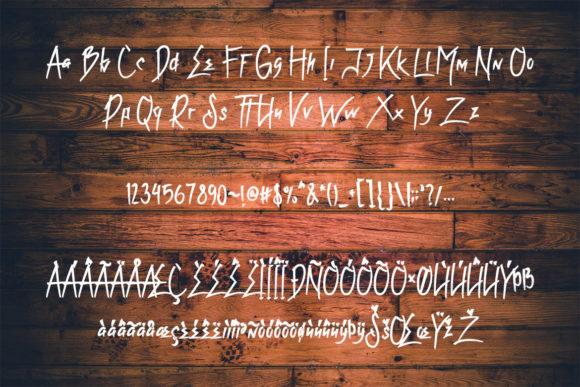 Shetock Font PNG with transparent background - Preview 4