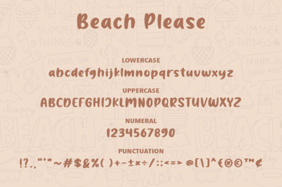 Beach Please Font - Preview 5