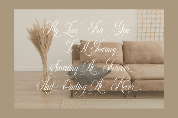 Beautiful Soul Font PNG with transparent background - Preview 4