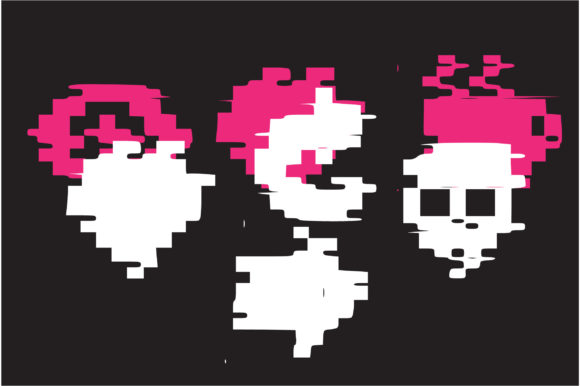 Big Glitch Icon Font - Preview 2