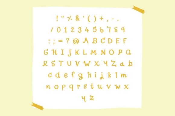 Cute Doodle Font - Preview 1
