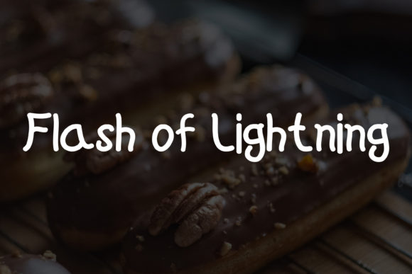 Eclair Au Chocolat Font PNG with transparent background - Preview 2
