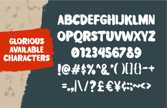 Glorius Font - Preview 2