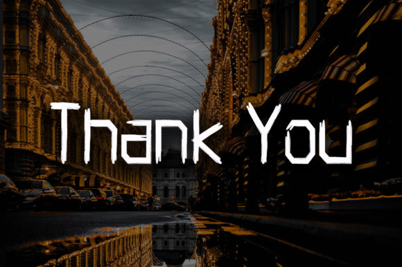 Golden City Font PNG with transparent background - Preview 3