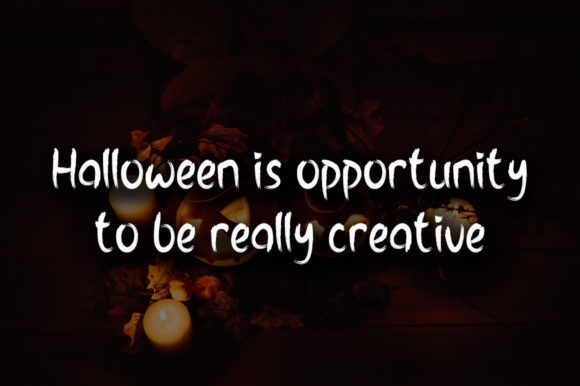 Hallo Halloween Font PNG with transparent background - Preview 1