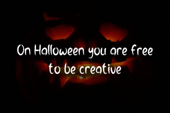 Hallo Halloween Font PNG with transparent background - Preview 3