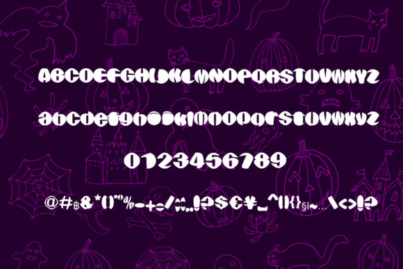 Halloween Moon Font - Preview 4