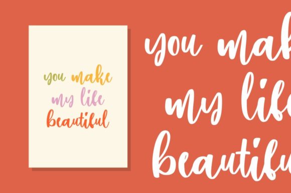Hello August Font - Preview 1