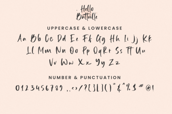 Hello Battville Font PNG with transparent background - Preview 6