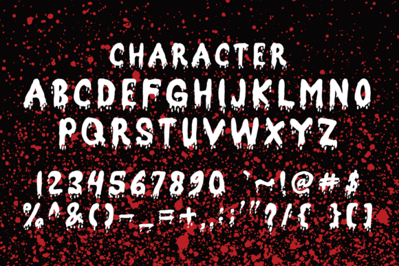 Hey Blood Font PNG with transparent background - Preview 2
