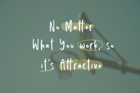 Letter Notes Font PNG with transparent background - Preview 3