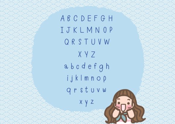Littleenjoy Font PNG with transparent background - Preview 1