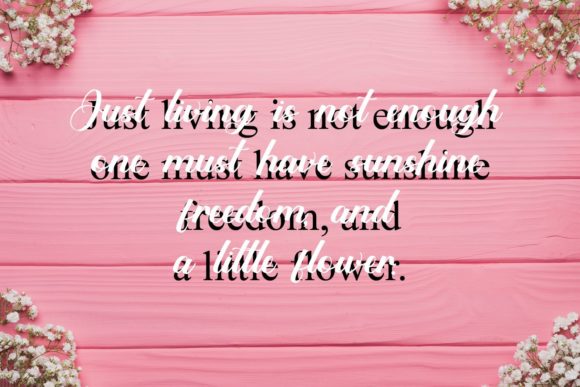 Melaty Font PNG with transparent background - Preview 1