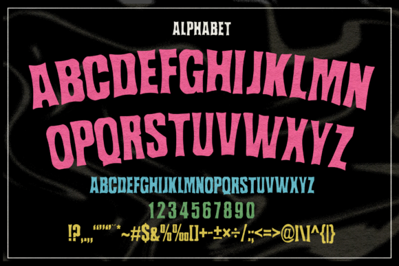Menoreh Font PNG with transparent background - Preview 2