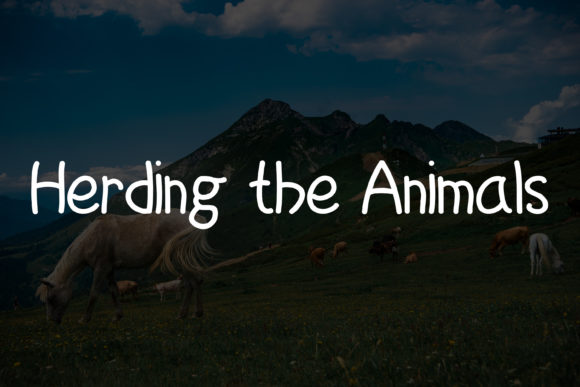 Ranch Farm Font PNG with transparent background - Preview 1