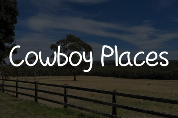 Ranch Farm Font PNG with transparent background - Preview 3