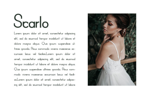 Scarlo Font PNG with transparent background - Preview 2