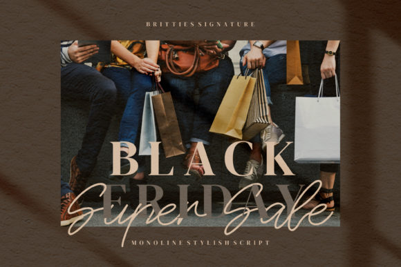 Britties Signature Font - Preview 1