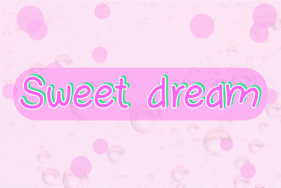 Bubble Tea Font - Preview 4