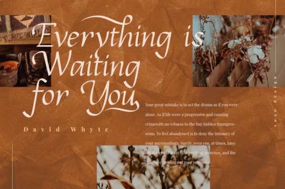 Calligram Font - Preview 1