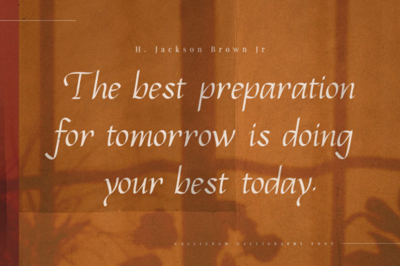 Calligram Font - Preview 4