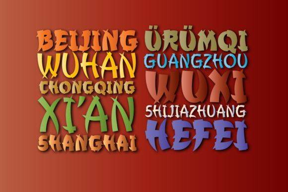 Churchward Chinatype Font - Preview 2
