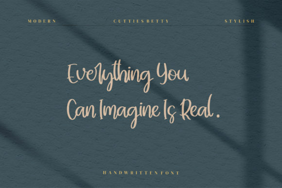 Cutties Betty Font PNG with transparent background - Preview 4