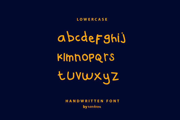 HandnMe Font - Preview 2