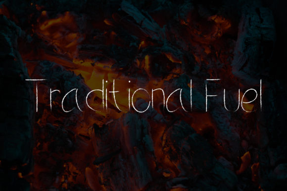 Burned Charcoal Font - Preview 2