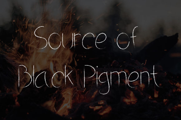 Burned Charcoal Font - Preview 3