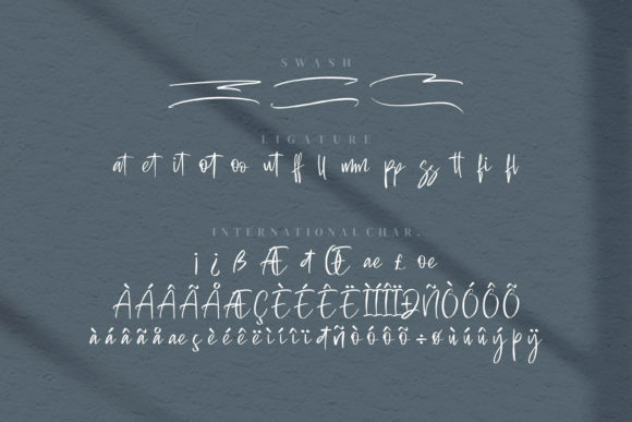 Dettfass Trafalgar Font PNG with transparent background - Preview 6