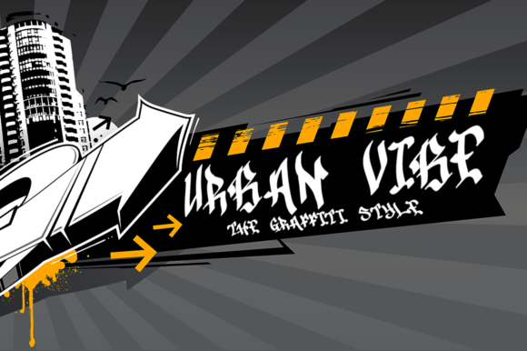 Drone Spray Font - Preview 5