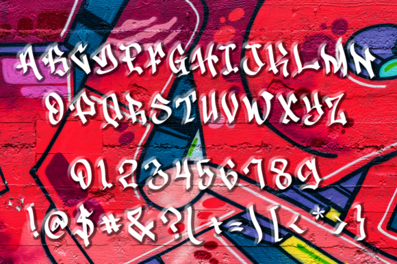 Drone Spray Font - Preview 6