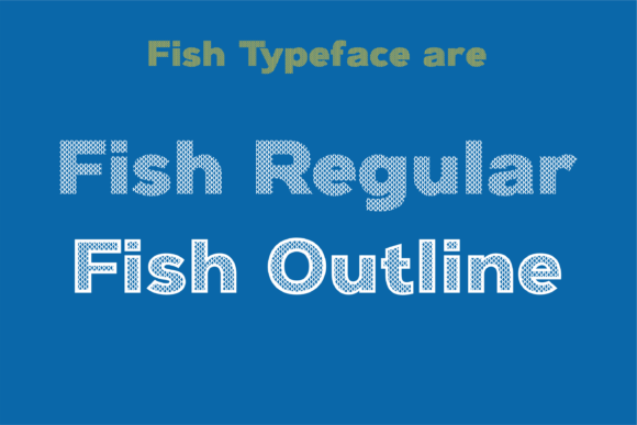 Fish Font - Preview 1