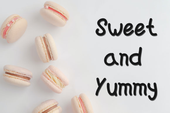 Fluffy Macaron Font - Preview 2