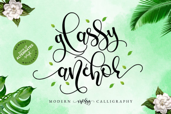 Glassy Anchor Font - Preview 1