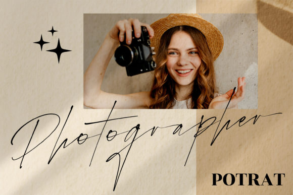 Rostera Signature Font PNG with transparent background - Preview 4