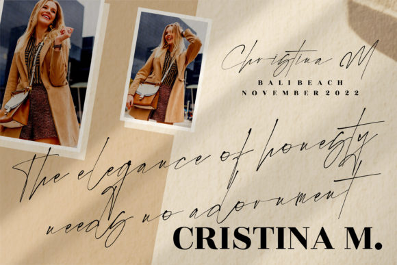 Rostera Signature Font PNG with transparent background - Preview 5