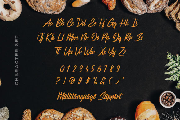 Scatterings Font PNG with transparent background - Preview 2