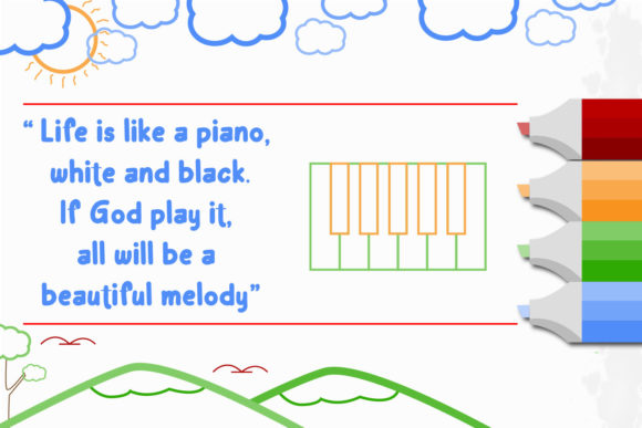 School Marker Font PNG with transparent background - Preview 2