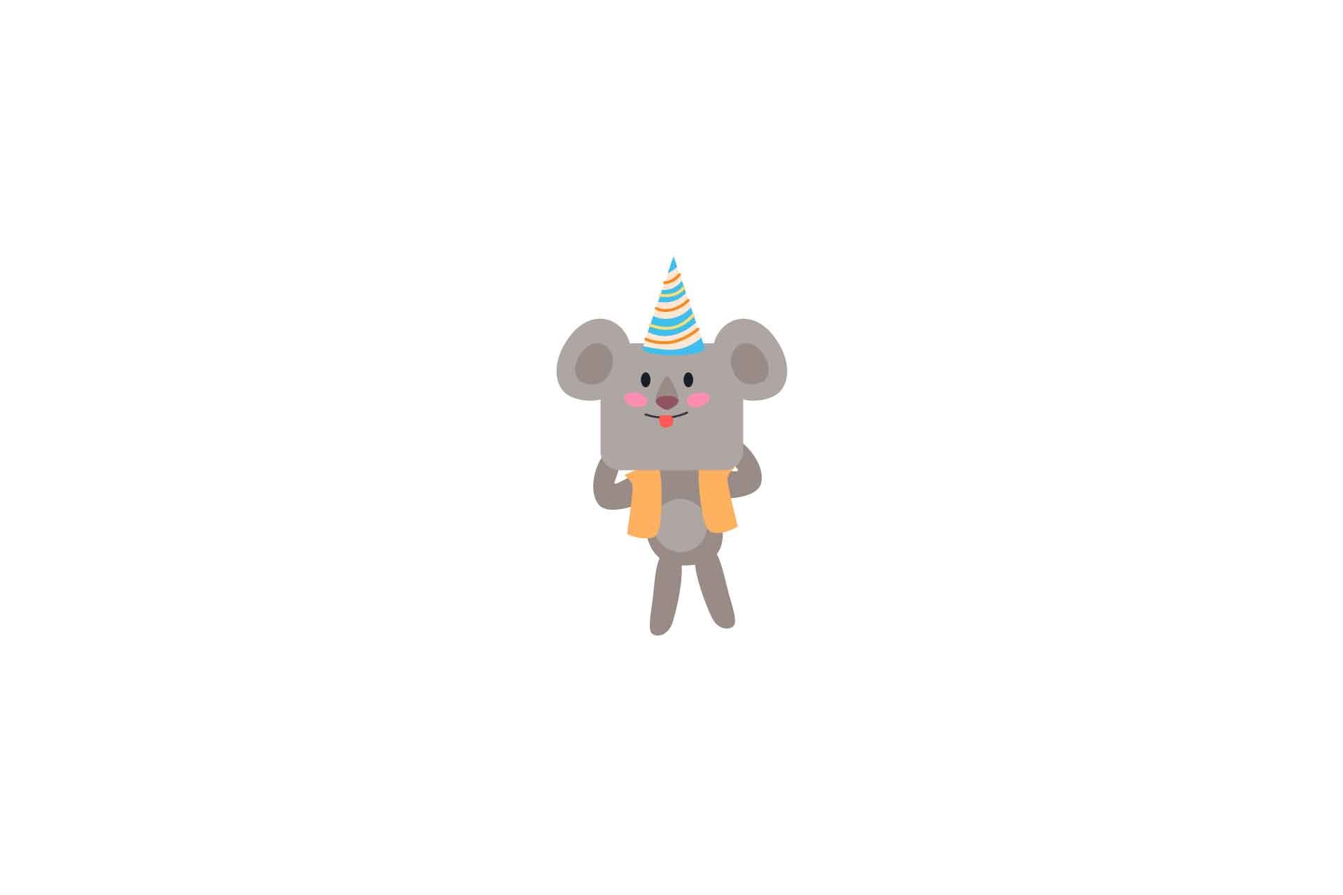 Birthday Animal Ornament Graphic by cagakluas · Creative Fabrica