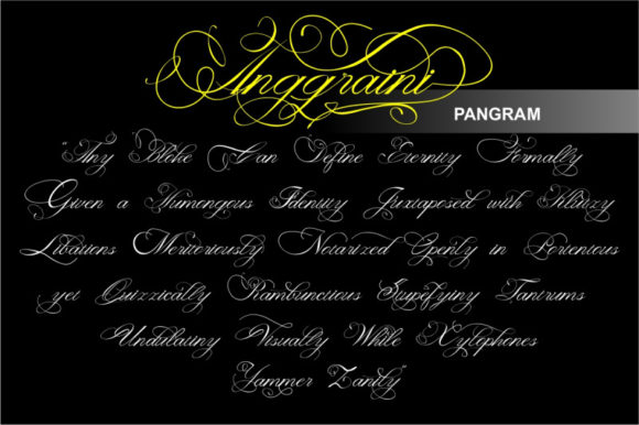Anggraini Font - Preview 3