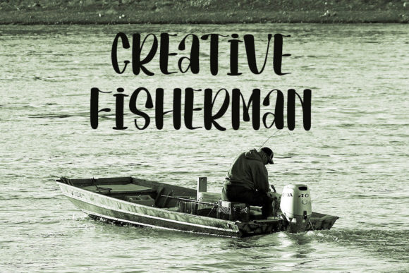 Fishing Font - Preview 4