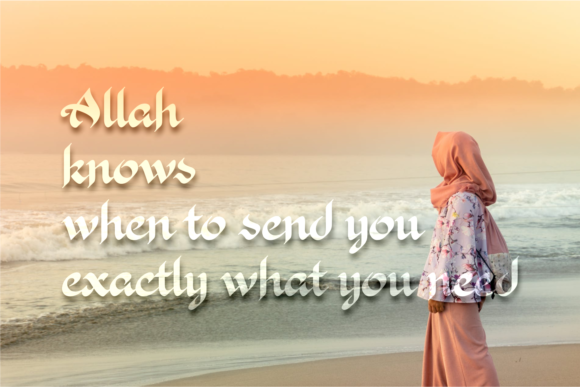 Khaleefa Font PNG with transparent background - Preview 2