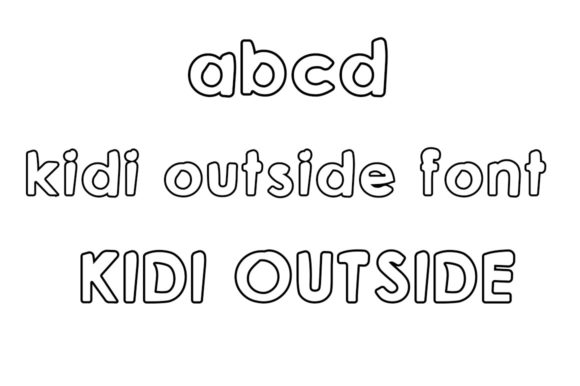 Kidi Outside Font - Preview 1