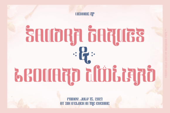 Marry Gold Font PNG with transparent background - Preview 2