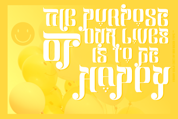 Marry Gold Font PNG with transparent background - Preview 3